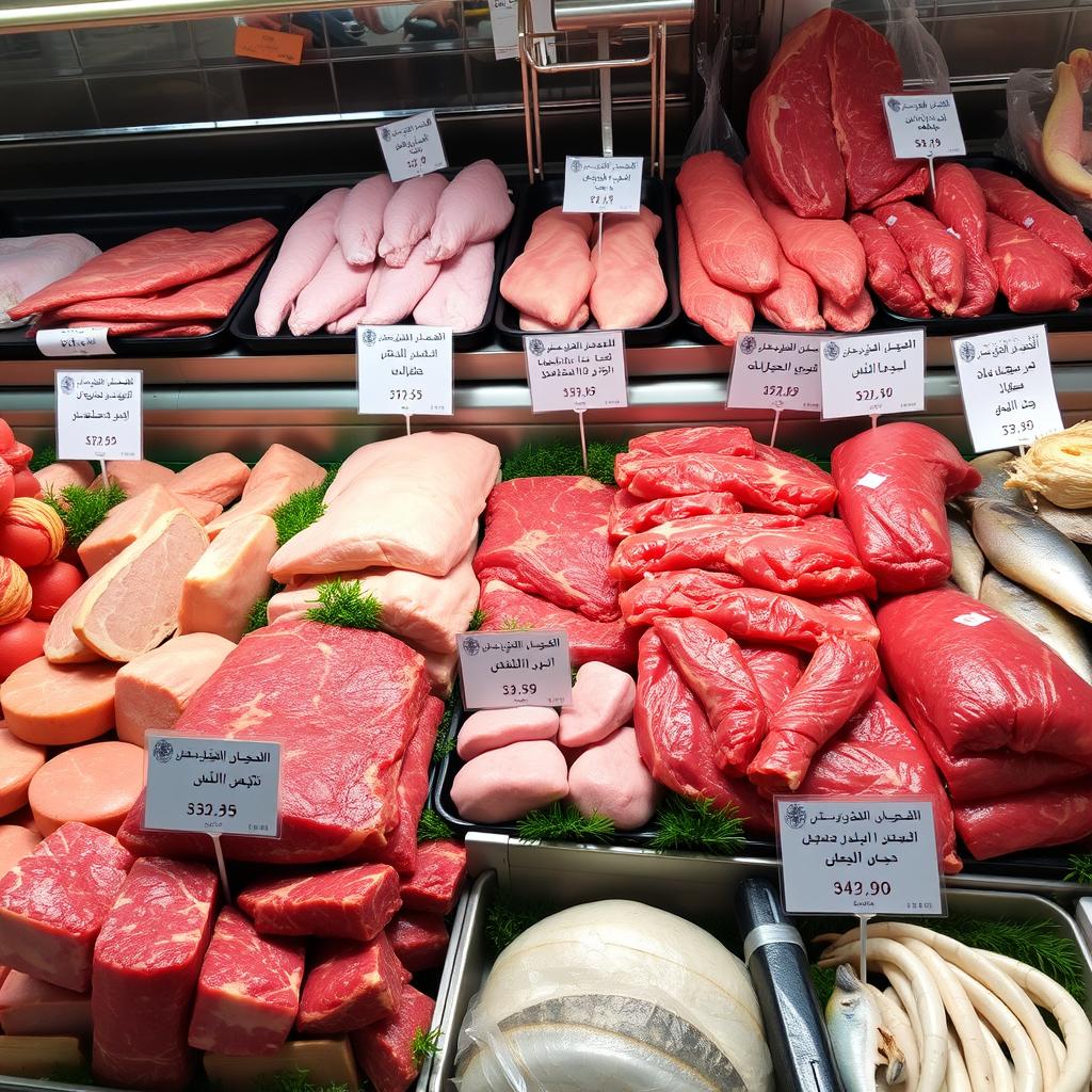 اللحوم والدواجن الطازجة في متجر كارت اللحوم والدواجن الطازجة في متجر كارت