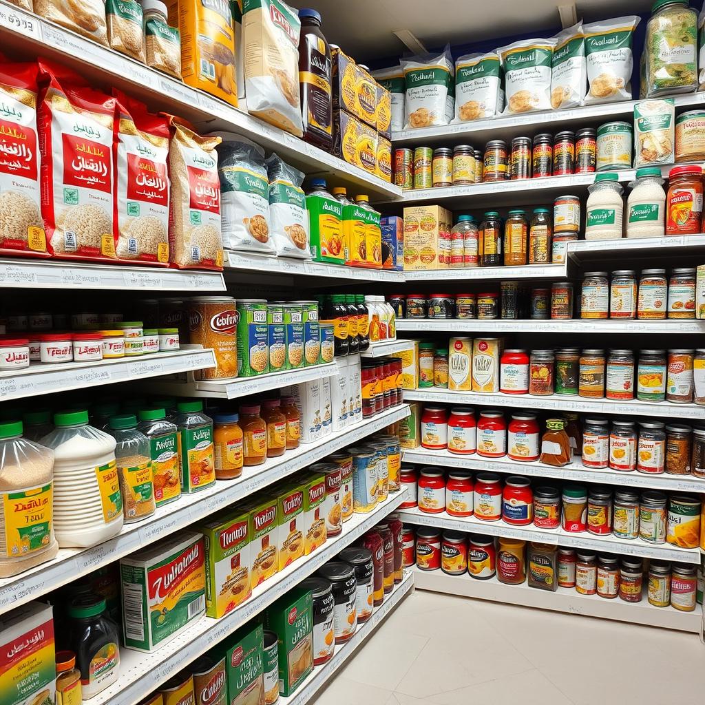 المواد التموينية الأساسية في متجر كارت المواد التموينية الأساسية في متجر كارت