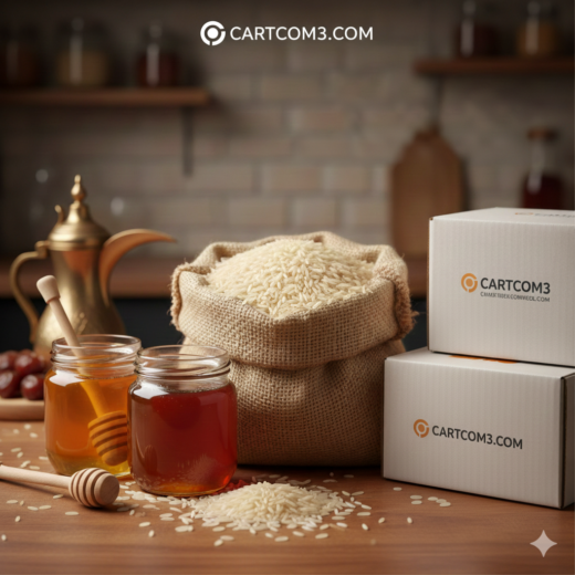 متجر كارت لبيع العسل والعيش.