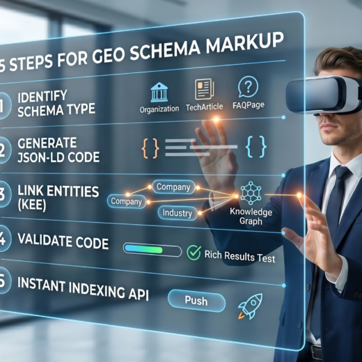 5 خطوات عملية لتطبيق الـ Schema Markup لتهيئة موقعك لمحركات GEO